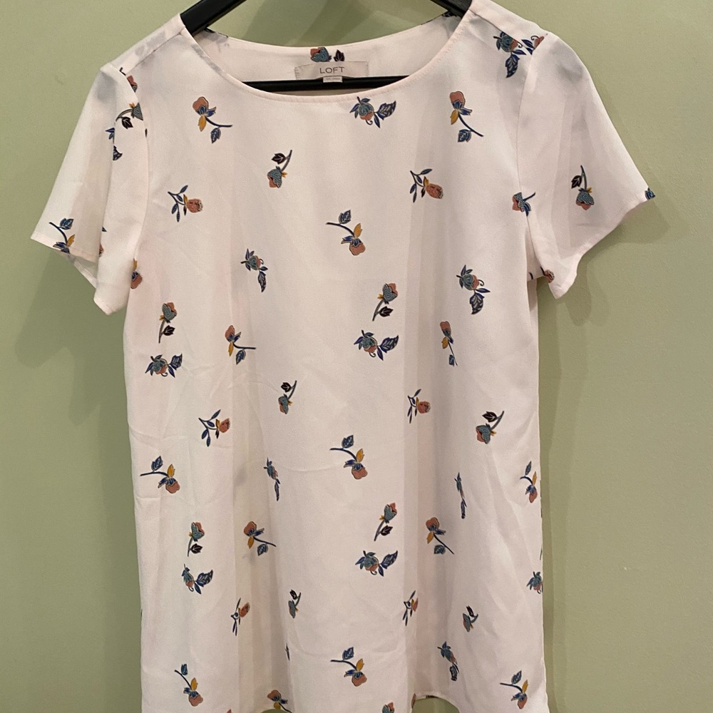 Loft Maternity Blouse Floral size S